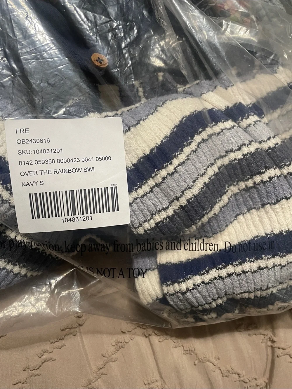 Free people Over The Rainbow Sweater Set (navy)